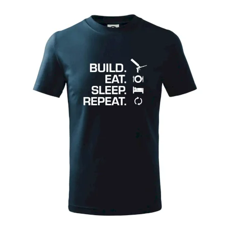 Build eat sleep repeat - montážna pena