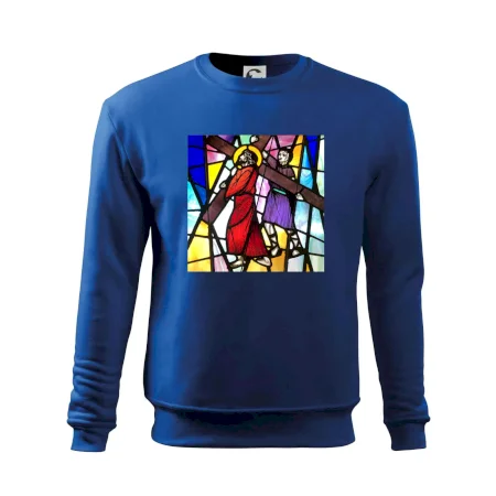 Vitráž - Ježiš a kríž