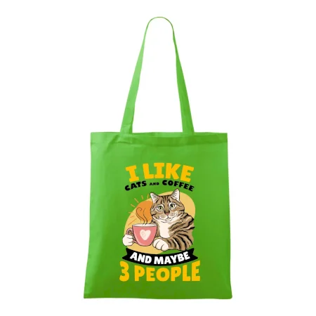 I like cats and coffee and maybe 3 people