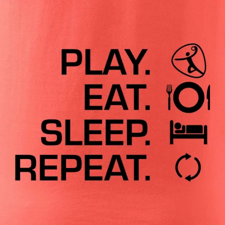 Play Eat Sleep Repeat hádzaná