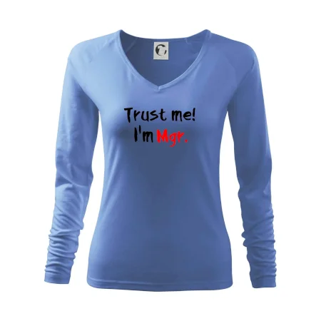 Trust me I´m  Mgr. / Ver mi som Magister.