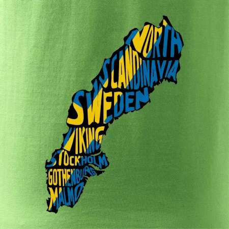 Mapy - názvy miest - Švédsko