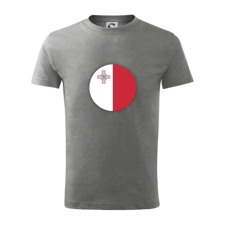 Vlajka Malta okrúhla veľká