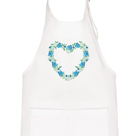 Modré tulipánové srdiečko (Pecka design)