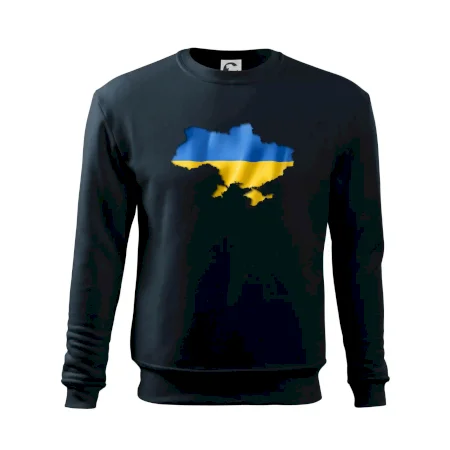 Ukrajina vlajka mapa