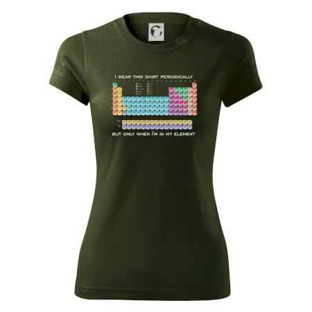 I wear this shirt periodically but only when I'm in my element