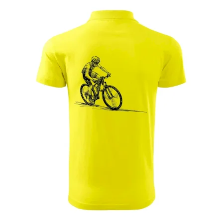 MTB kreslený cyklista