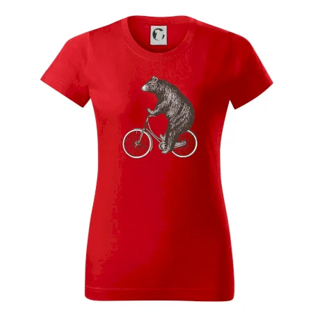 Medveď na bicykli