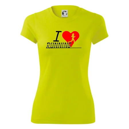 I love running dievča
