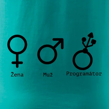 Muž žena programátor