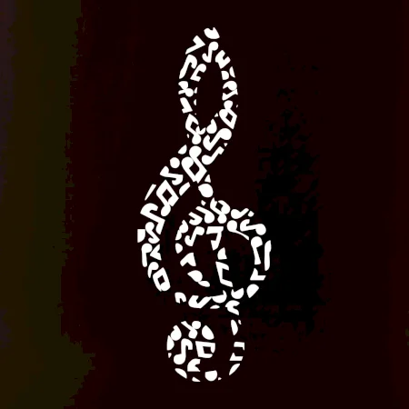 Husľový kľúč z nôt