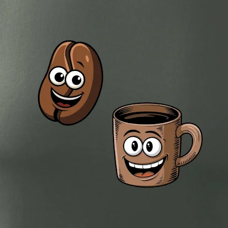 Parové tričko - Hrnček a káva