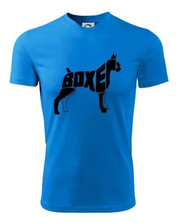 Boxer nápis v tele