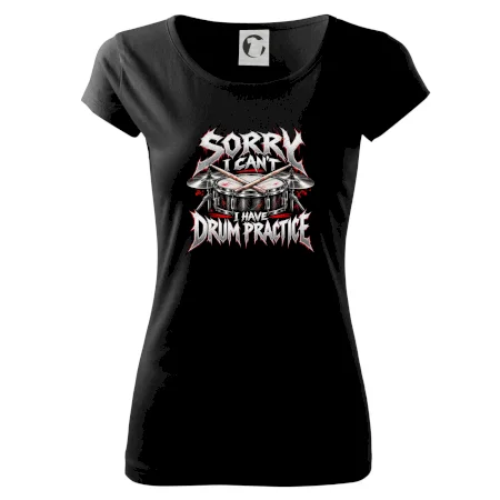 Sorry I cant I have drum practice metalový potisk