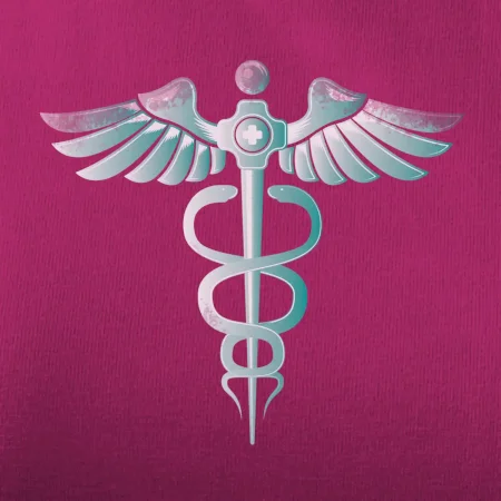 Hrdinovia zdravotníctva - logo (Pecka design)