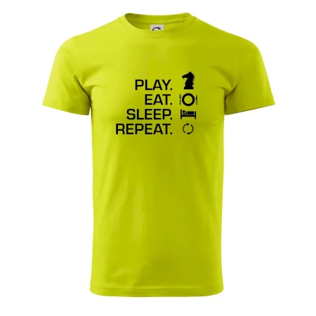 Eat sleep play - šach