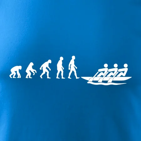 Evolúcia veslovanie 3 ľudia