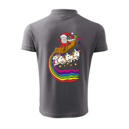 Santa a jednorožce (Pecka design)