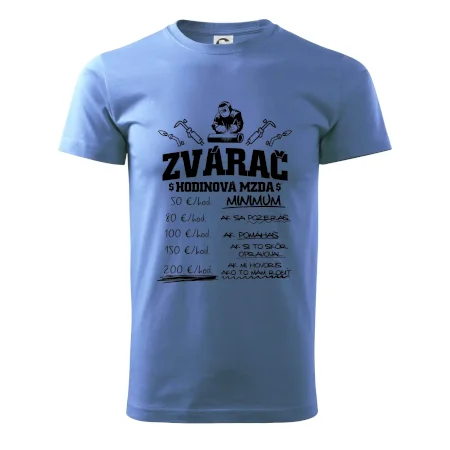 Hodinová mzda zvárač