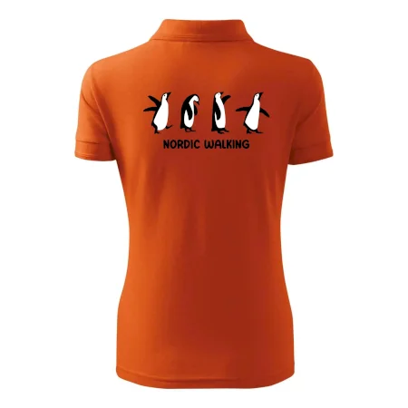 Nordic walking tučniaky - kreslený