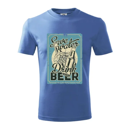 Save water drink beer poster