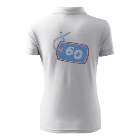 60 na krku štítok