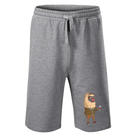 Alpaka s vínom muž