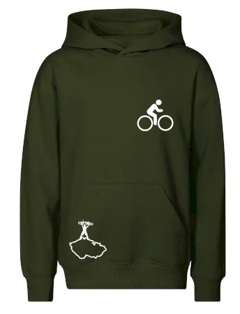 Mapa ČR + kolo na prsu