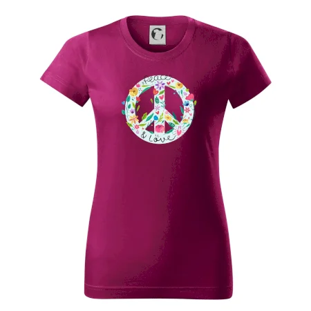 Peace and love symbol