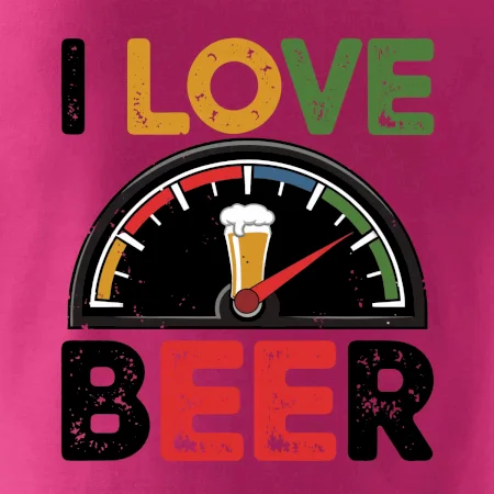 I love beer - palivoměr