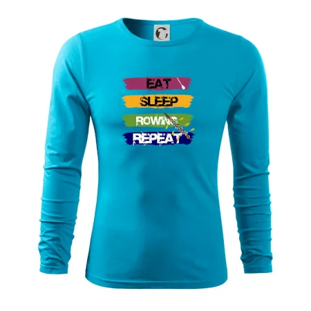 Eat sleep rowing repeat farebné