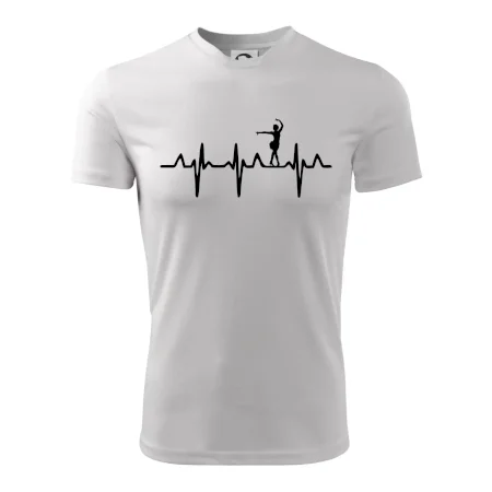 EKG tanečnice salsy