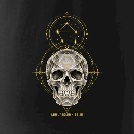 Váhy Astrologická geometrická lebka