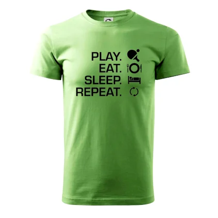 Stolný tenis - eat sleep