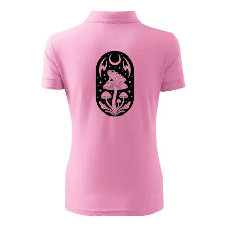 Goblincore čiernobiela oválna žaba