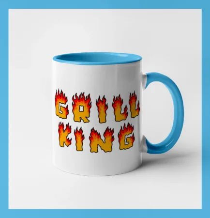 Grill King ohnivý nápis