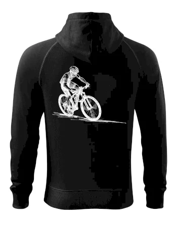 MTB kreslený cyklista