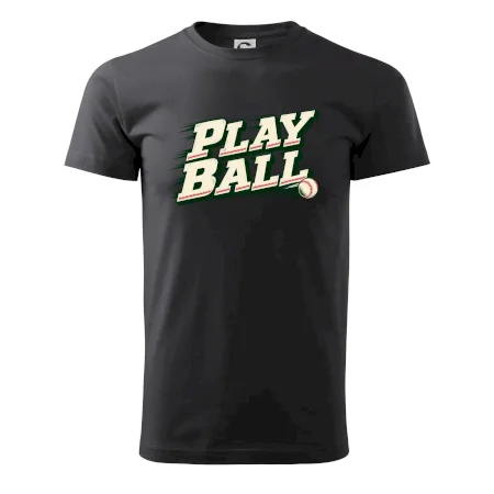 Play ball retro sportovní nápis