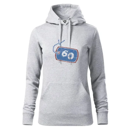 60 na krku štítok