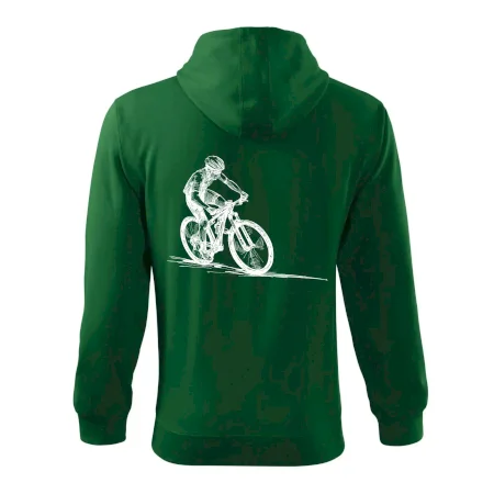 MTB kreslený cyklista