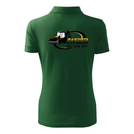 Bagrista v kruhu - vlastný nápis