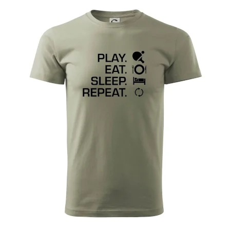 Stolný tenis - eat sleep