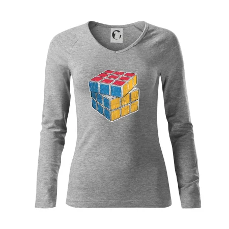 Rubikova kocka kreslená