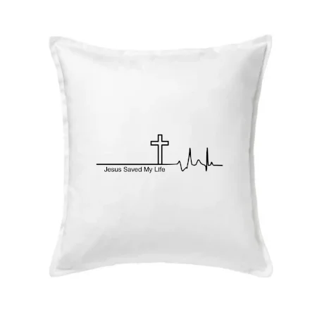 Jesus Saved My Life kríž ekg