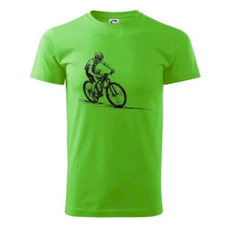 MTB kreslený cyklista