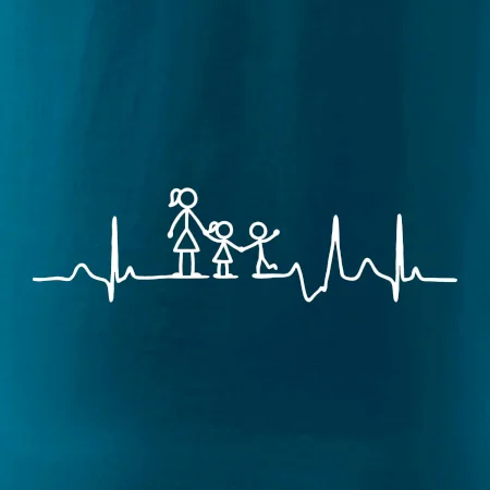 Ekg mamička a dievča + chlapec