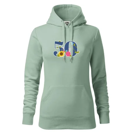 Kvetinové číslo kreslené - 50