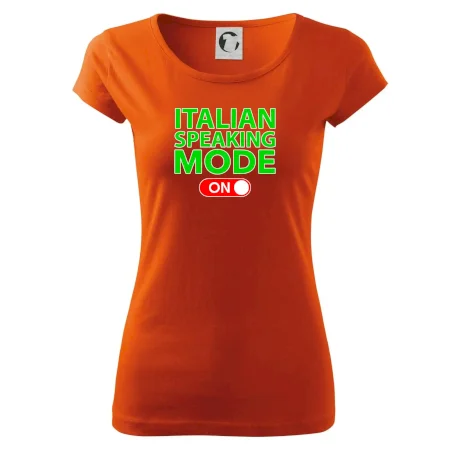 Italian speaking mode - ON