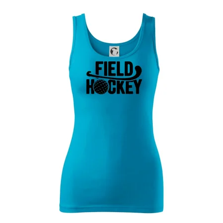 Field hockey loptička a nápis