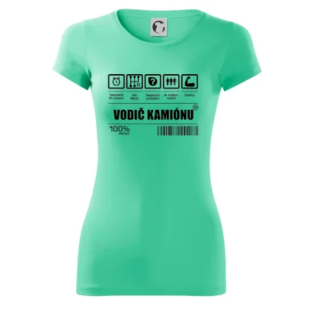 Čiarový kód - Vodič kamiónu